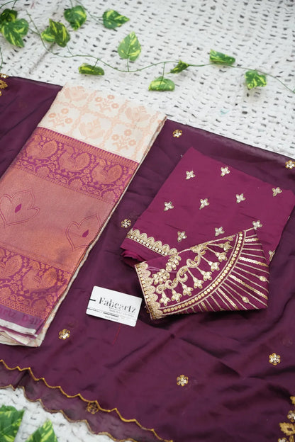 Ojasvini South Indian Festival Traditional Half Saree