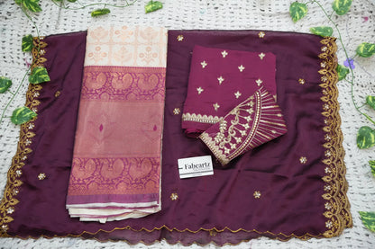 Ojasvini South Indian Festival Traditional Half Saree