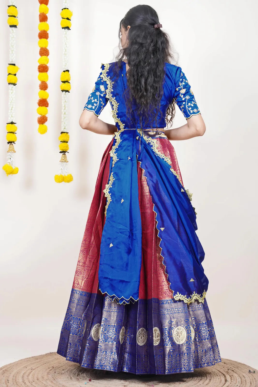 Shailee South Indian Festival Traditional Half Saree