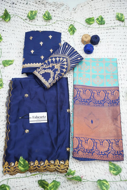 Ojasvini South Indian Festival Traditional Half Saree