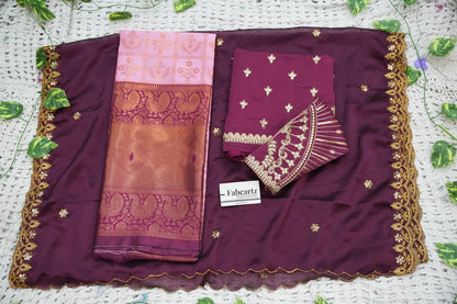 Ojasvini South Indian Festival Traditional Half Saree