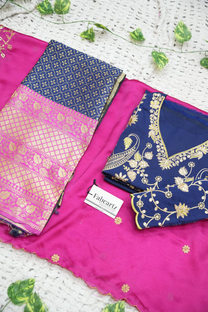 Zuvitha South Indian Festival Traditional Half Saree
