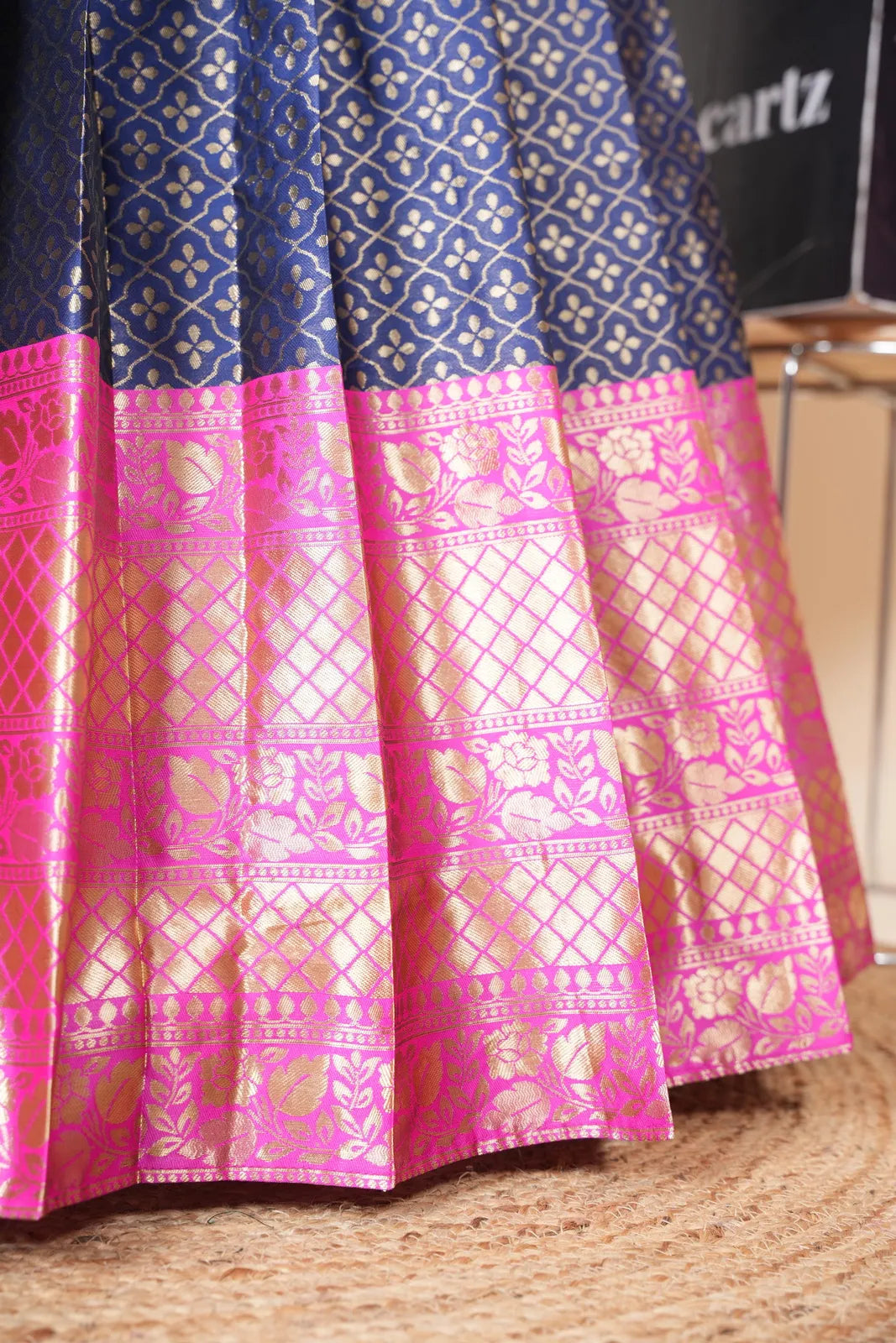 Zuvitha South Indian Festival Traditional Half Saree