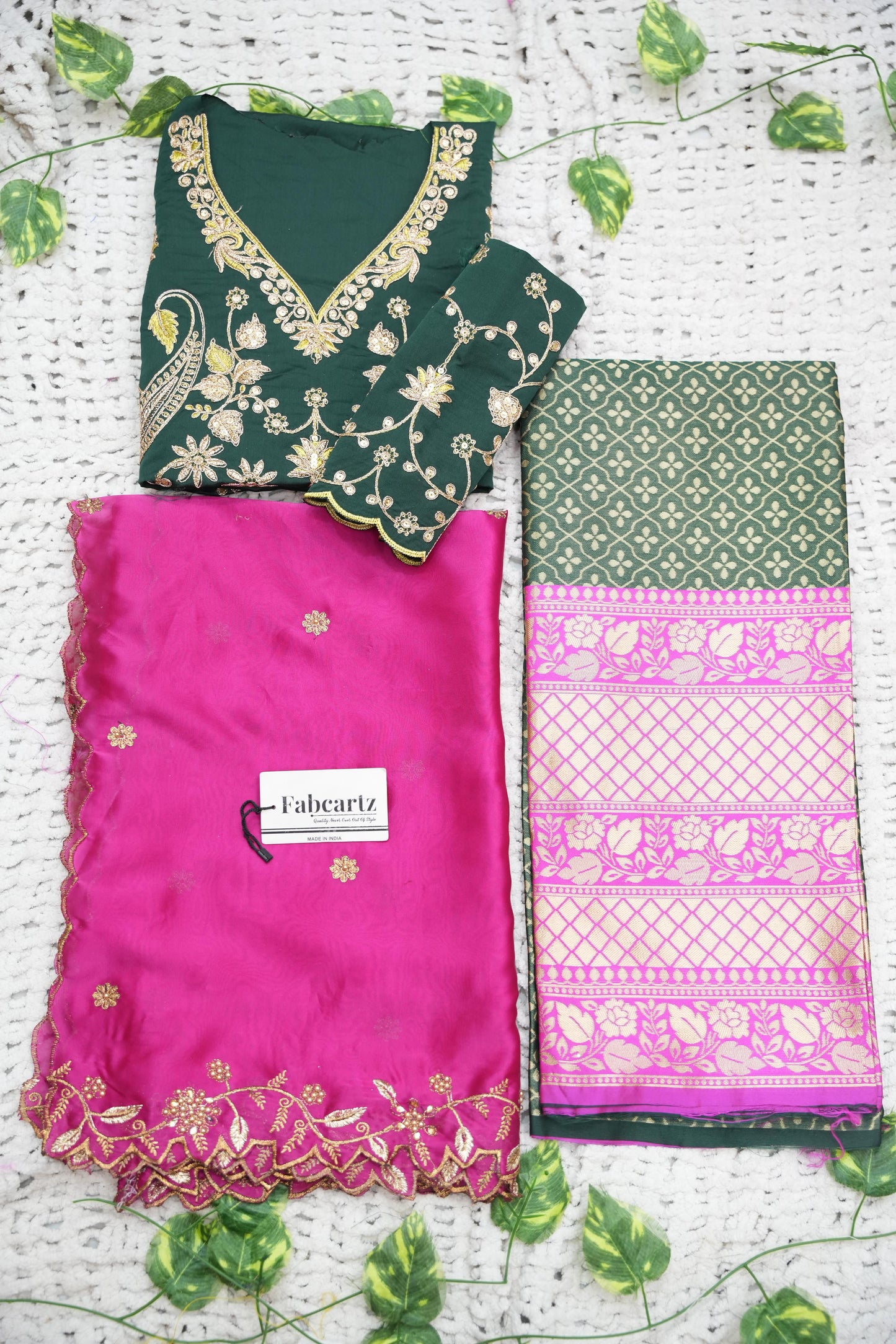 Zuvitha South Indian Festival Traditional Half Saree