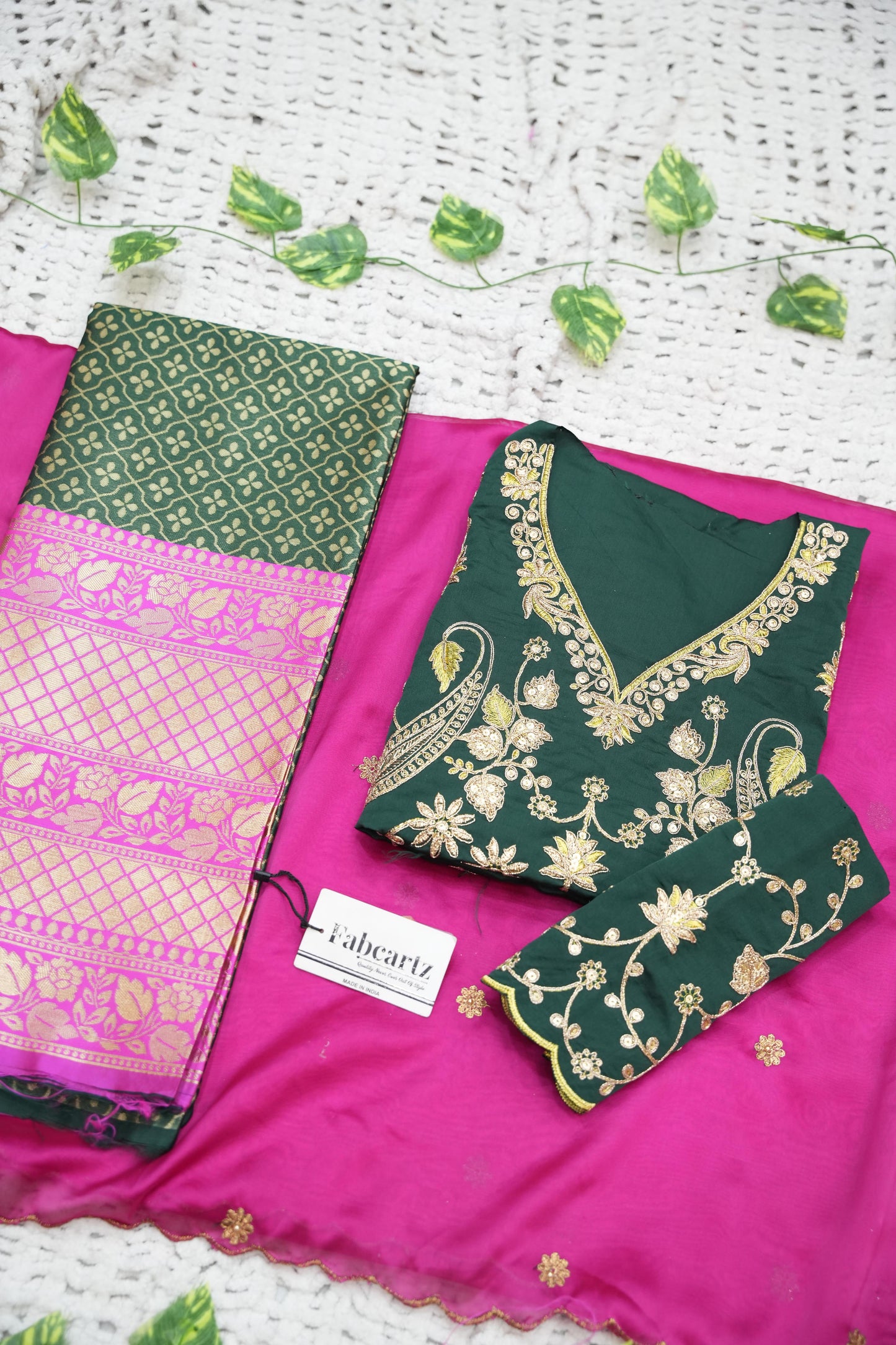 Zuvitha South Indian Festival Traditional Half Saree