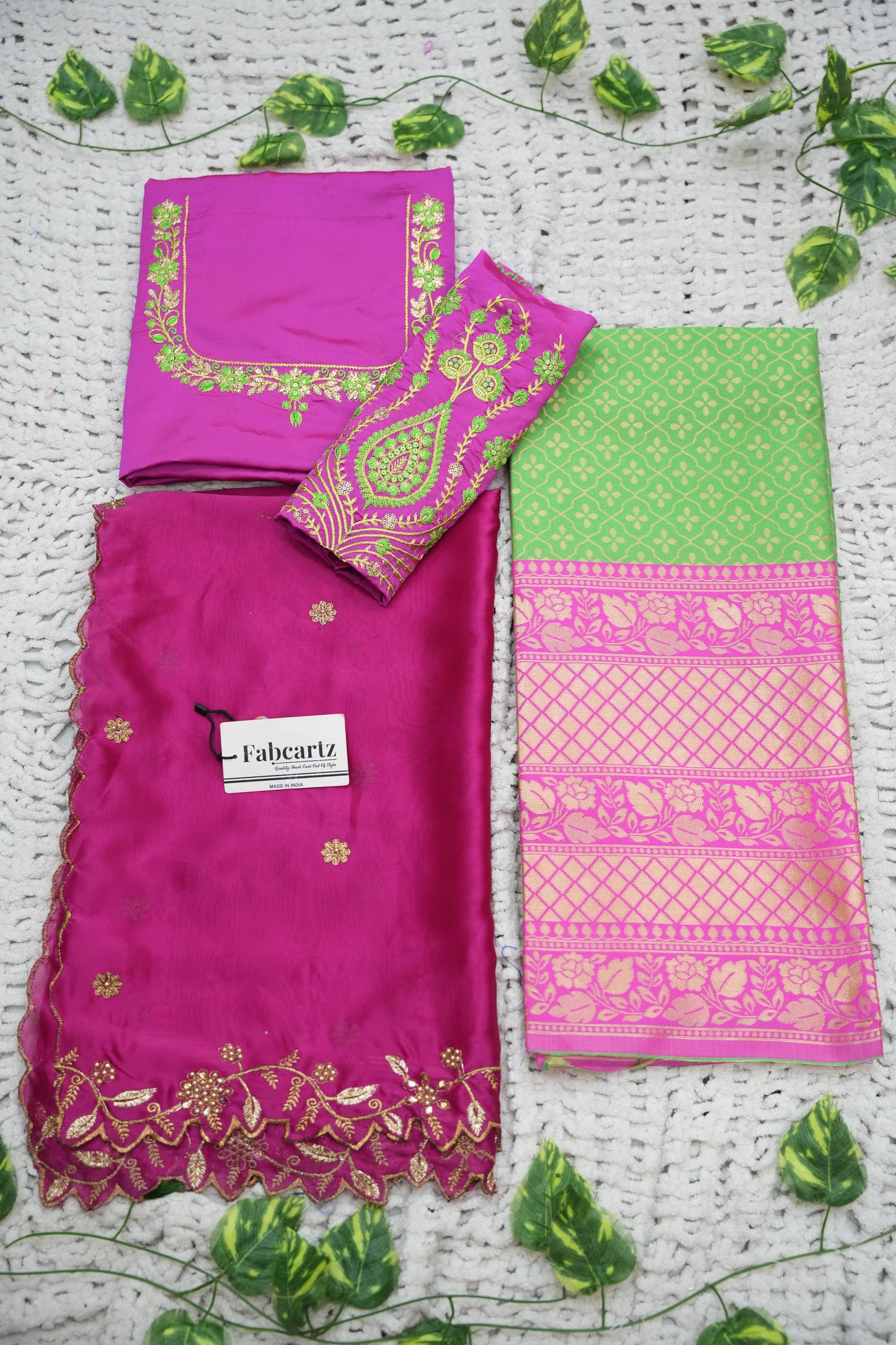 Zuvitha South Indian Festival Traditional Half Saree