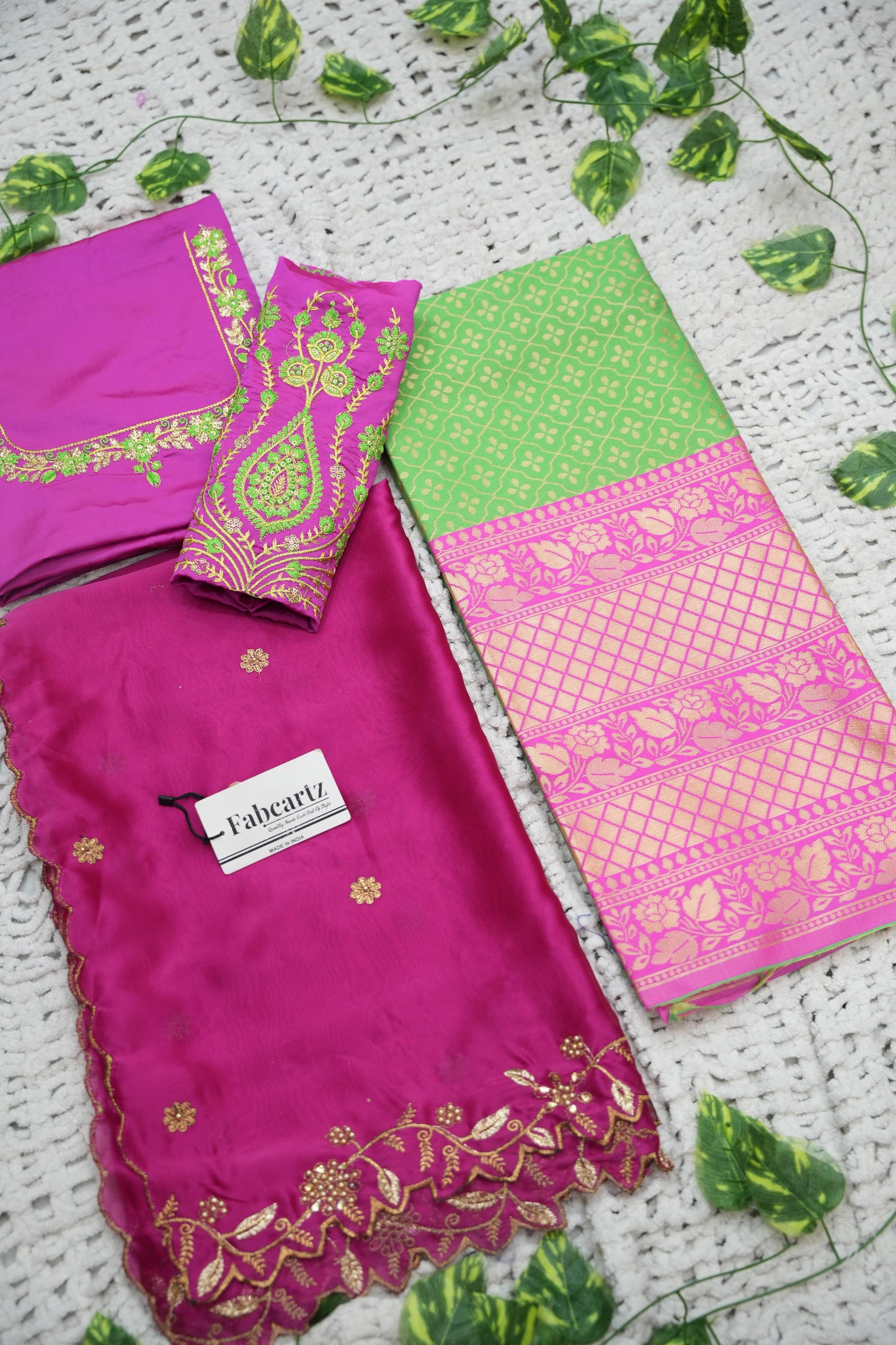 Zuvitha South Indian Festival Traditional Half Saree