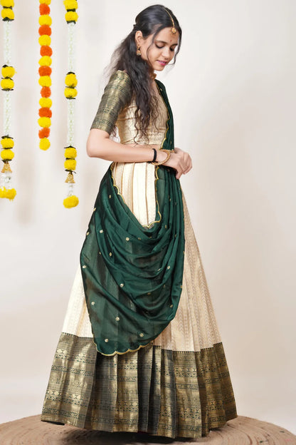 Rehani South Indian Festival Traditional Half Saree