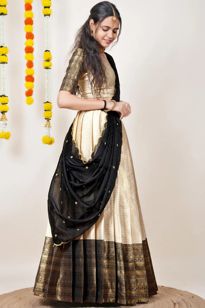 Rehani South Indian Festival Traditional Half Saree