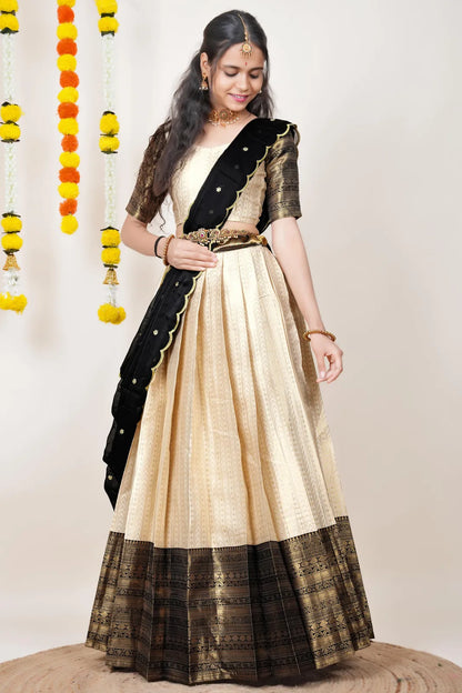 Rehani South Indian Festival Traditional Half Saree