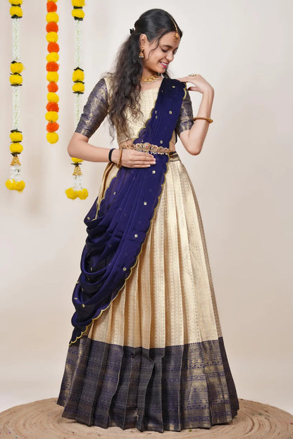 Rehani South Indian Festival Traditional Half Saree