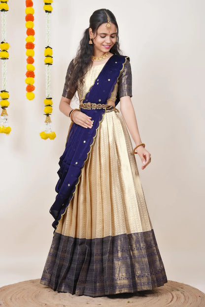 Rehani South Indian Festival Traditional Half Saree