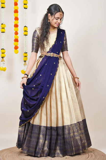 Rehani South Indian Festival Traditional Half Saree