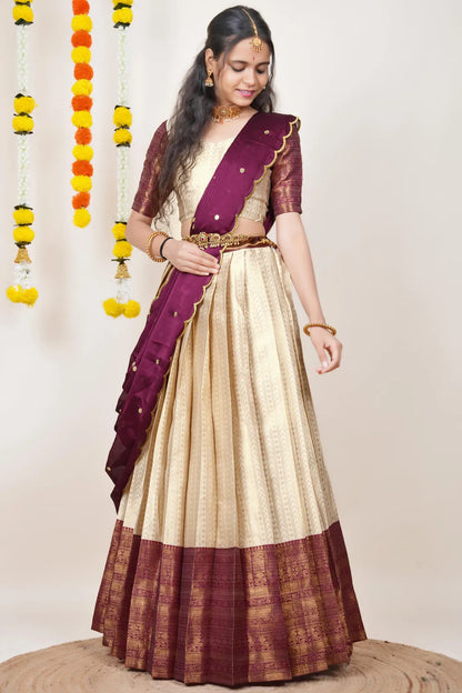 Rehani South Indian Festival Traditional Half Saree