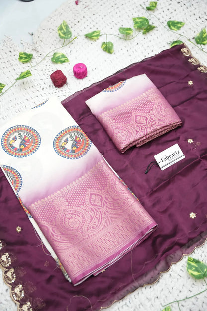 DigitalJacQ South Indian Festival Traditional Half Saree