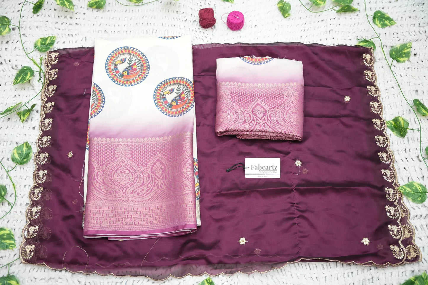 DigitalJacQ South Indian Festival Traditional Half Saree