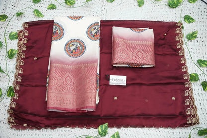 DigitalJacQ South Indian Festival Traditional Half Saree