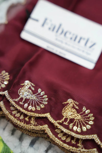 DigitalJacQ South Indian Festival Traditional Half Saree