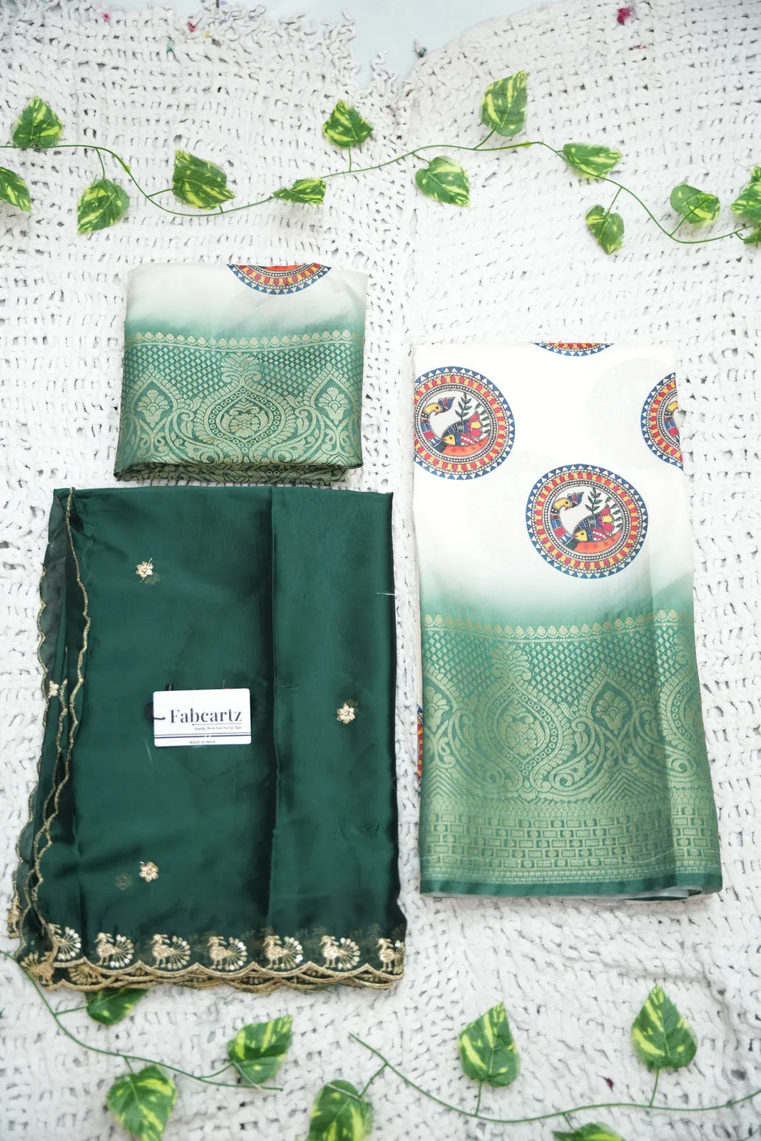DigitalJacQ South Indian Festival Traditional Half Saree