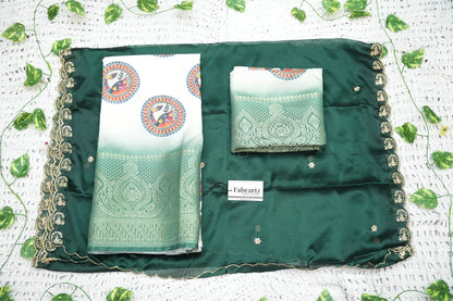 DigitalJacQ South Indian Festival Traditional Half Saree