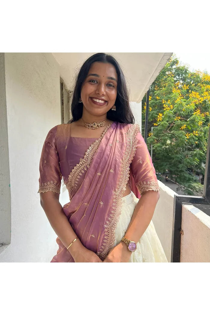 Premalu South Indian Festival Traditional Half Saree