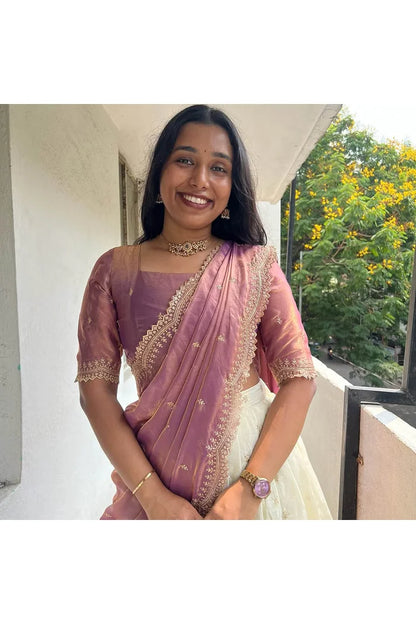 Premalu South Indian Festival Traditional Half Saree