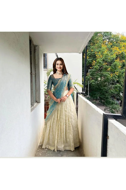 Premalu South Indian Festival Traditional Half Saree