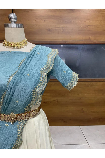 Premalu South Indian Festival Traditional Half Saree