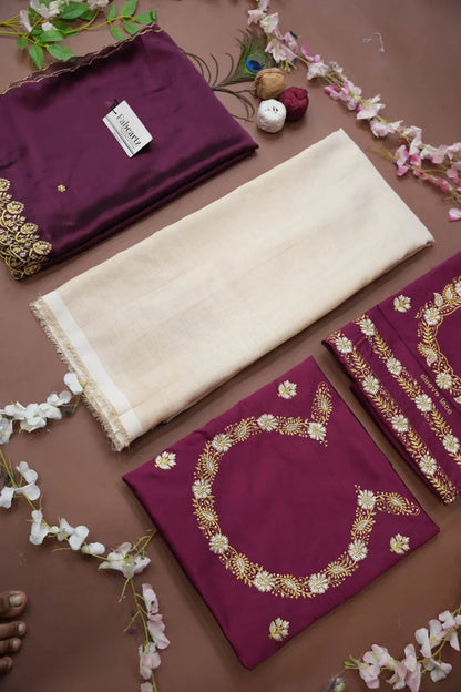 Amalkaya KV South Indian Festival Traditional Half Saree with Embroidered Blouse & Dupatta