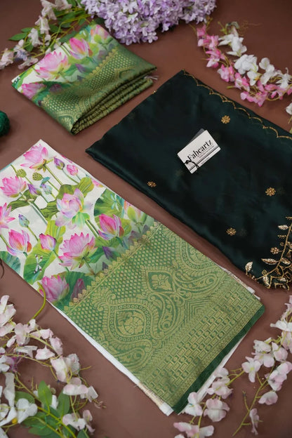 Prisha (My) South Indian Festival Traditional Half Saree