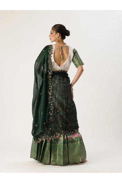 Prisha (My) South Indian Festival Traditional Half Saree