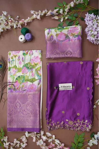 Prisha (My) South Indian Festival Traditional Half Saree