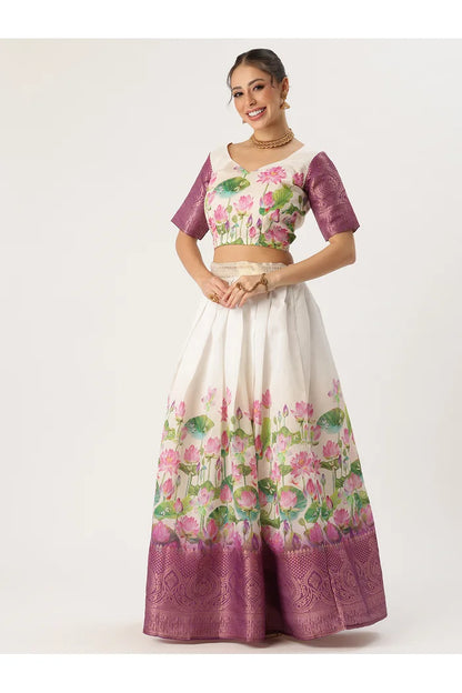 Prisha (My) South Indian Festival Traditional Half Saree