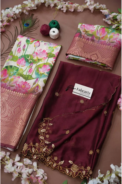 Prisha (My) South Indian Festival Traditional Half Saree