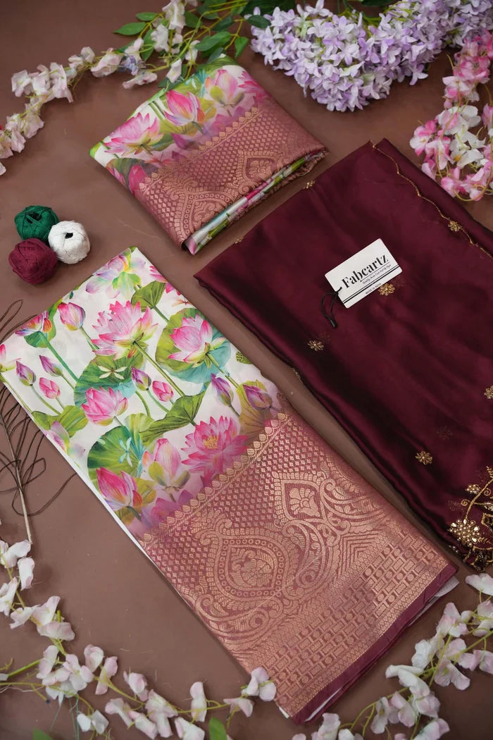 Prisha (My) South Indian Festival Traditional Half Saree