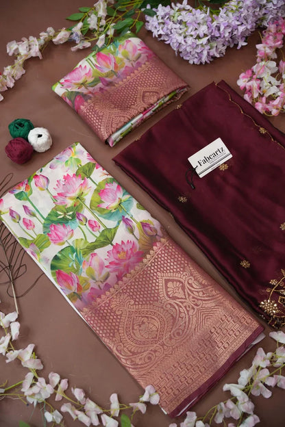 Prisha (My) South Indian Festival Traditional Half Saree