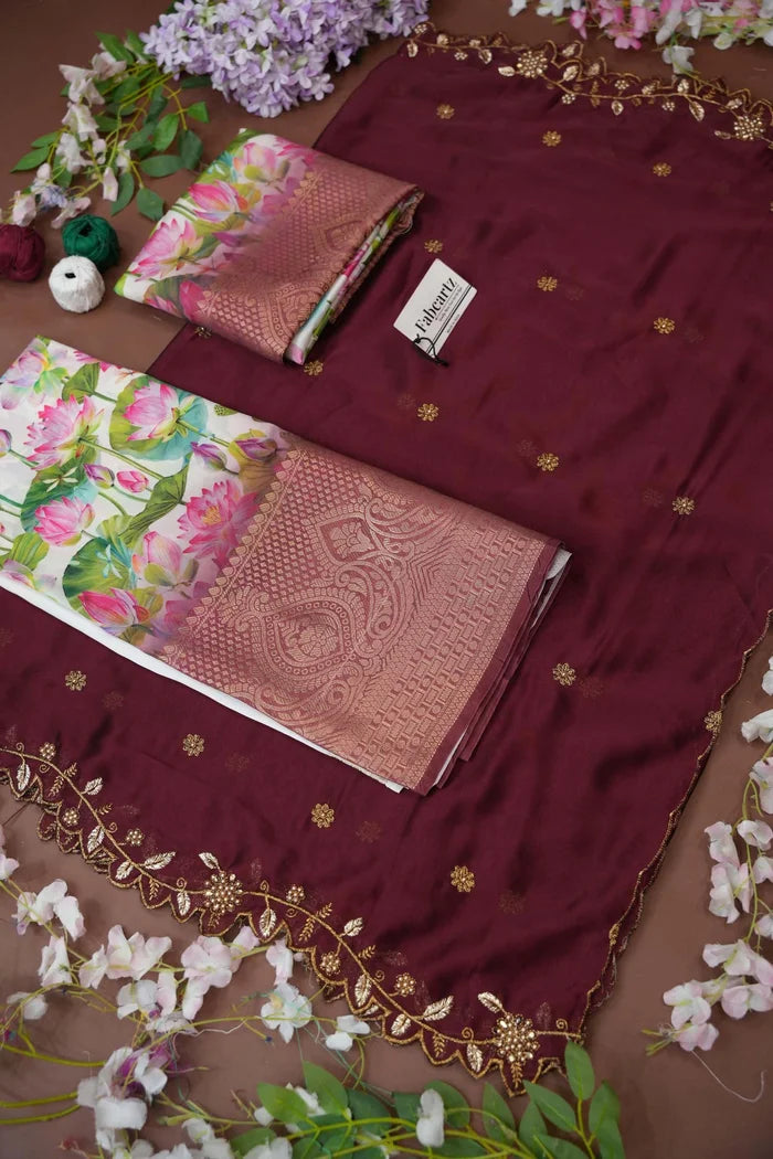 Prisha (My) South Indian Festival Traditional Half Saree