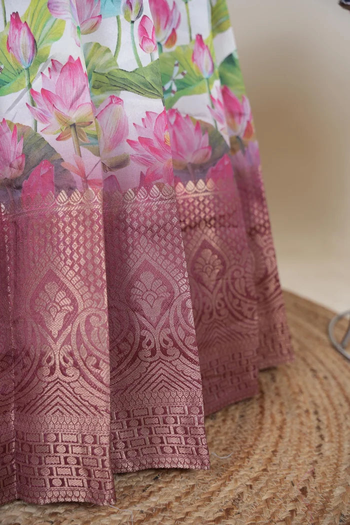 Prisha (My) South Indian Festival Traditional Half Saree