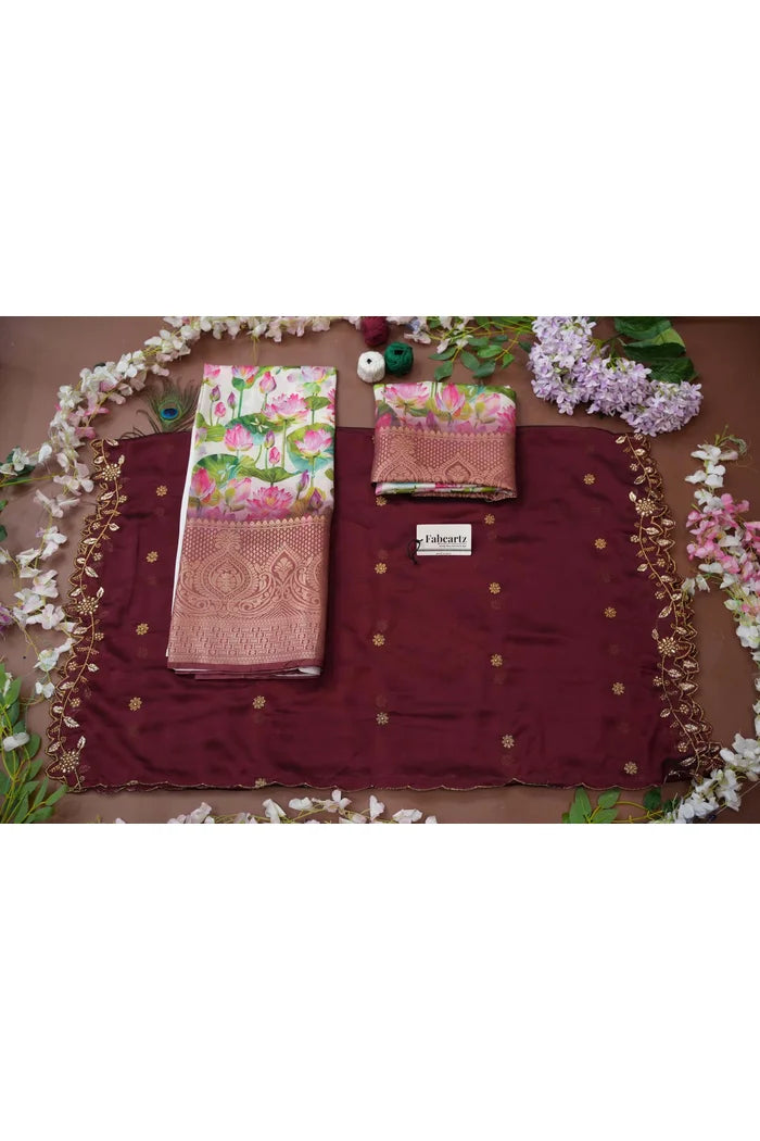 Prisha (My) South Indian Festival Traditional Half Saree