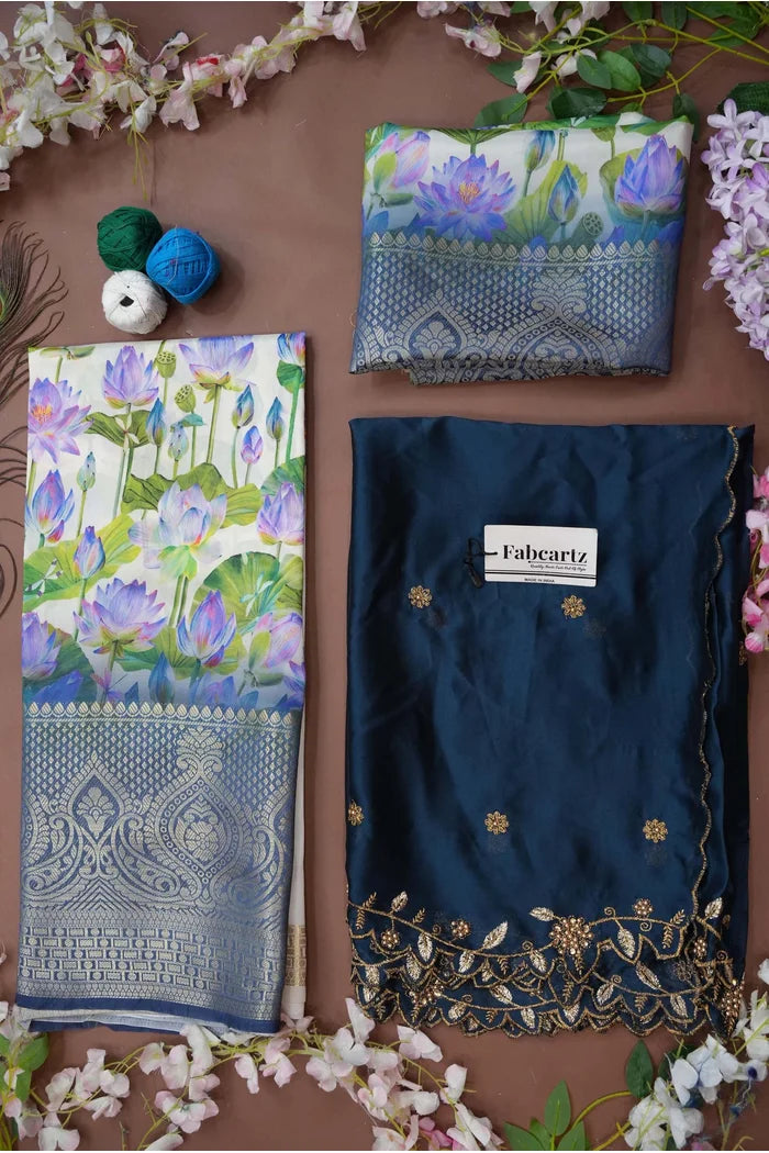 Prisha (My) South Indian Festival Traditional Half Saree