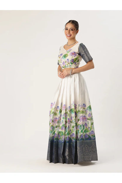 Prisha (My) South Indian Festival Traditional Half Saree