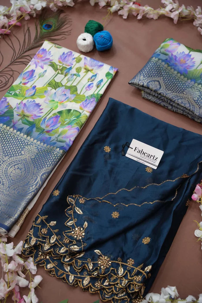 Prisha (My) South Indian Festival Traditional Half Saree