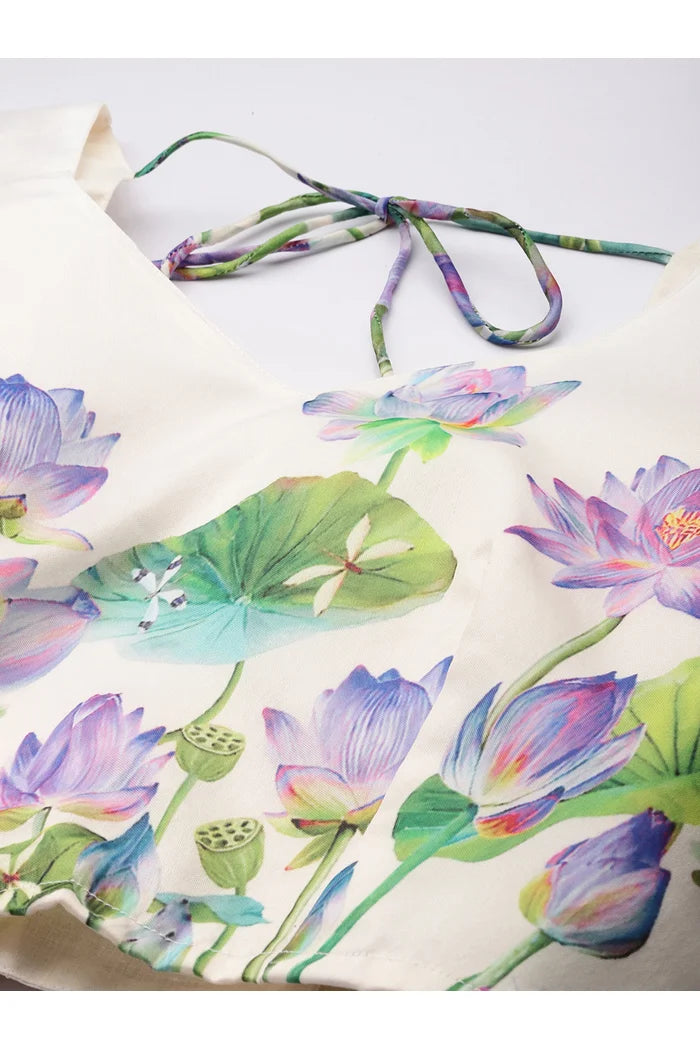 Prisha (My) South Indian Festival Traditional Half Saree