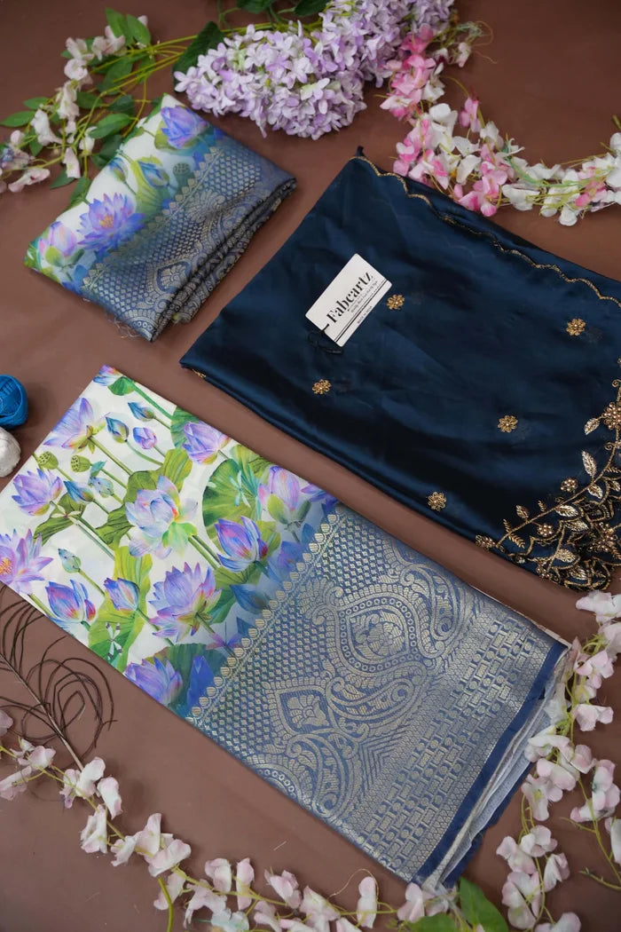 Prisha (My) South Indian Festival Traditional Half Saree