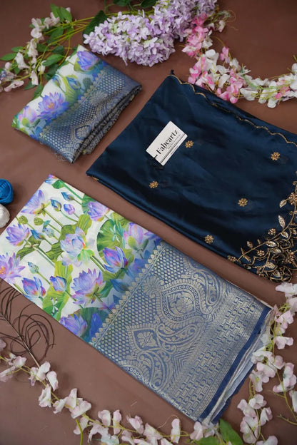 Prisha (My) South Indian Festival Traditional Half Saree