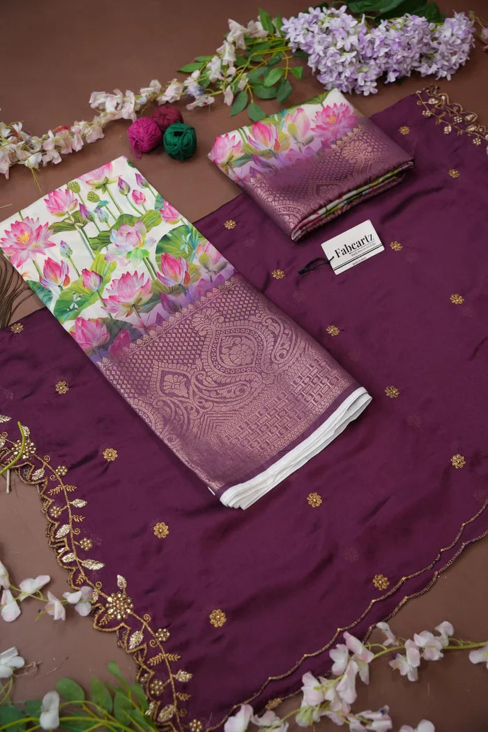 Prisha (My) South Indian Festival Traditional Half Saree