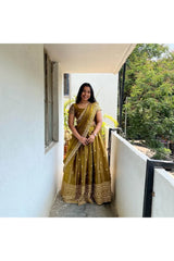 (Mandrikula) South Indian Festival Traditional Half Saree