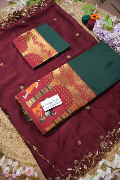 (WeddingRango) Beautifull South Indian Half Saree for women