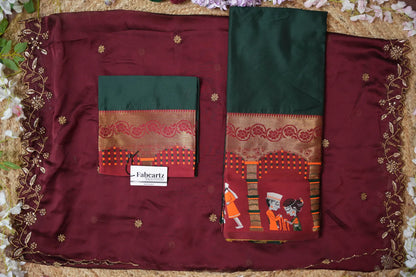 (WeddingRango) Beautifull South Indian Half Saree for women