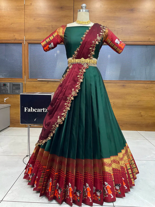 (WeddingRango) Beautifull South Indian Half Saree for women